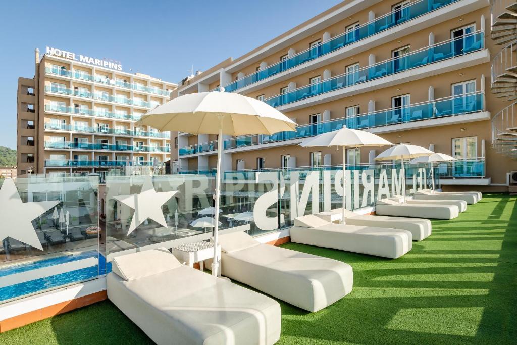 alegria maripins hotel malgrat de mar cataluña primera línea de playa