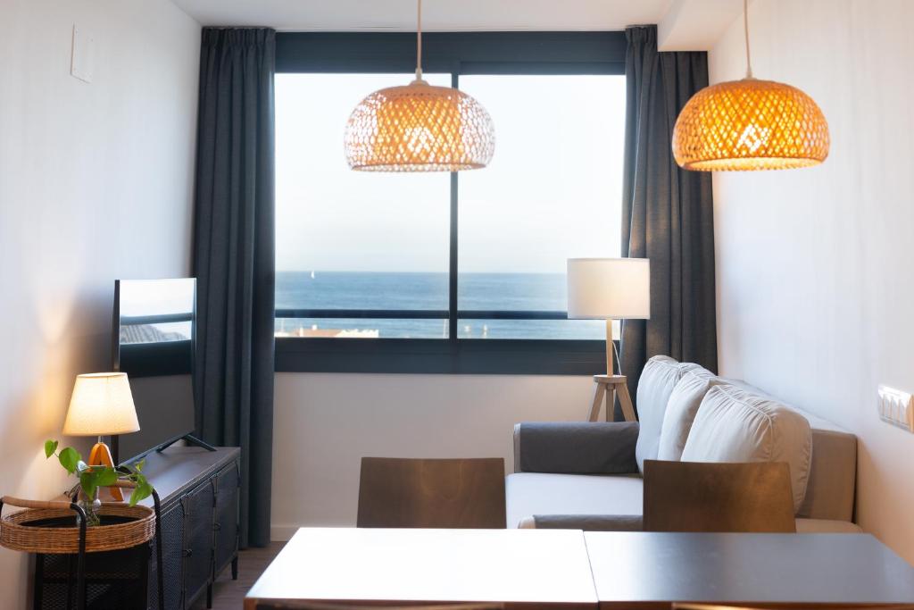 apartaments voralmar vistas al mar apartahotel caldes d'estrac cataluña playa