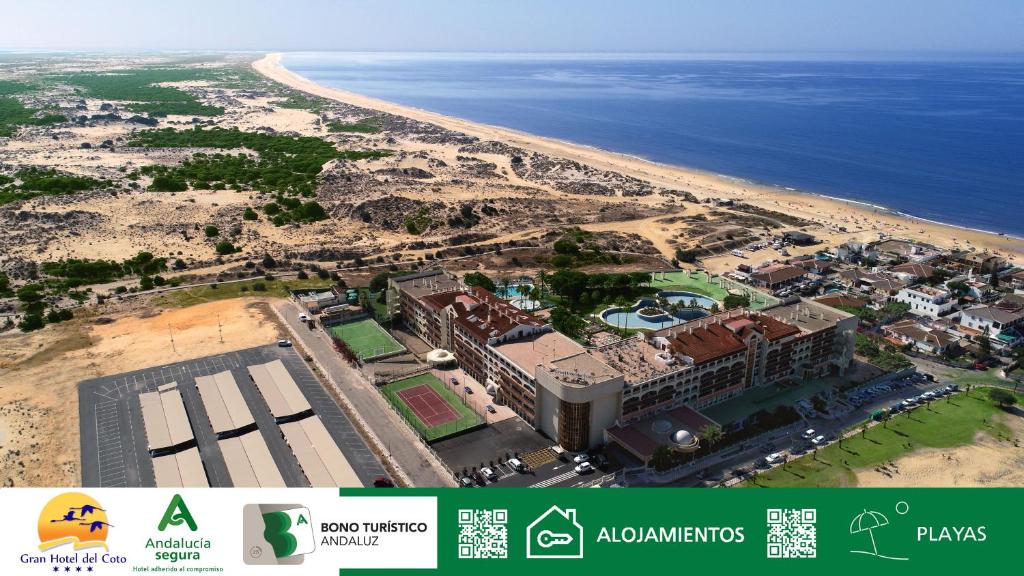 gran hotel del coto resort primera línea de playa matalascañas andalucía vistas al mar