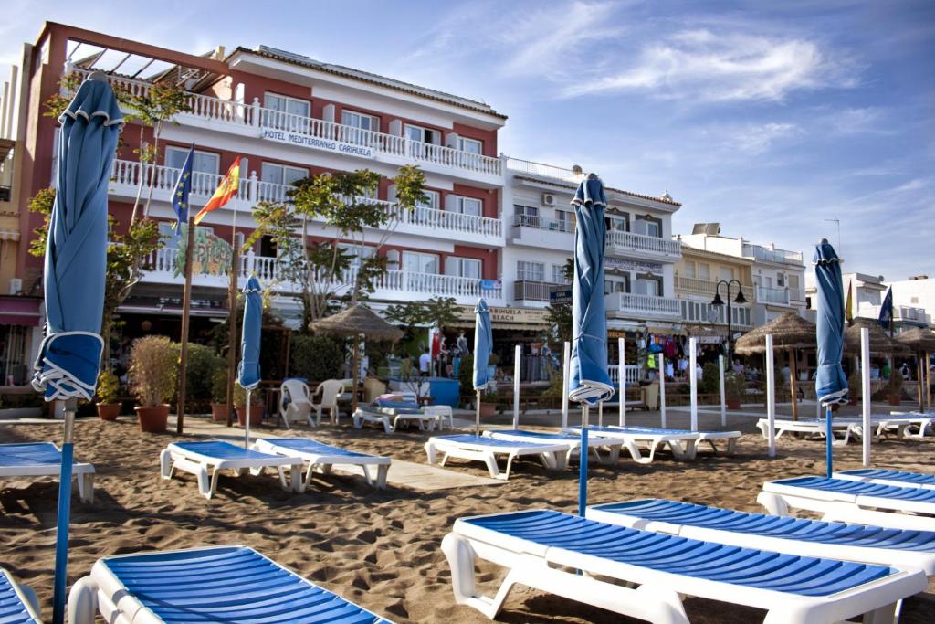 hotel mediterraneo carihuela primera línea de playa torremolinos andalucía vistas al mar