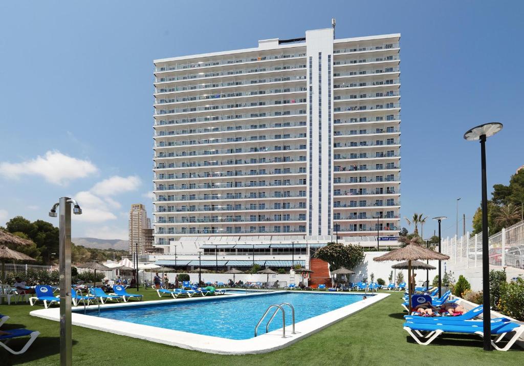 hotel poseidon playa benidorm vistas al mar primera línea de playa