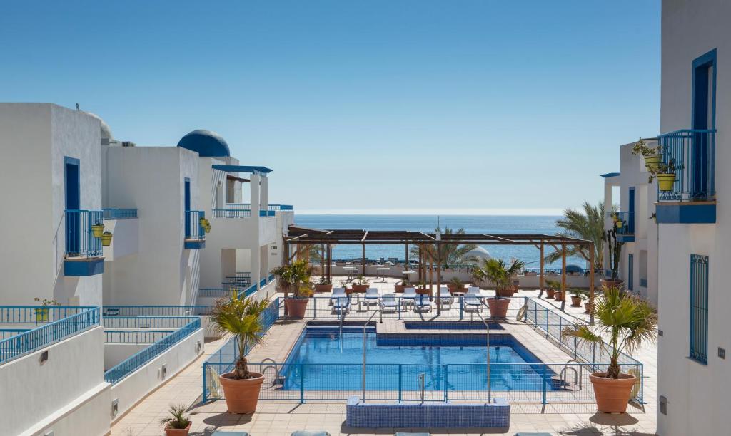 hotel punta del cantal vistas al mar mojácar andalucía playa