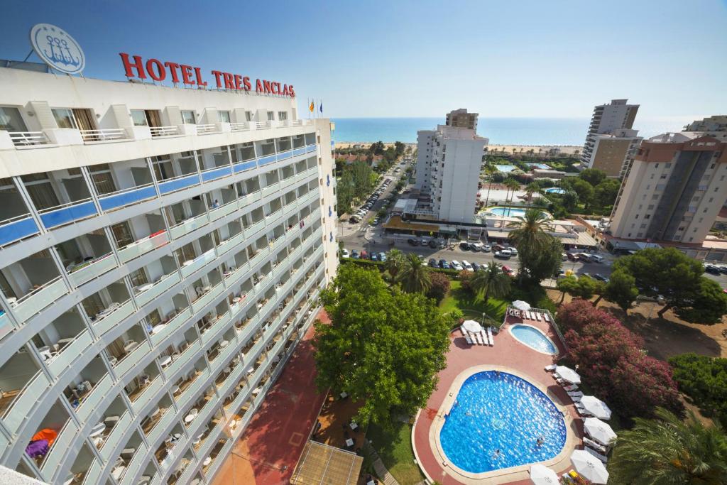 hotel tres anclas vistas al mar gandía comunidad valenciana playa