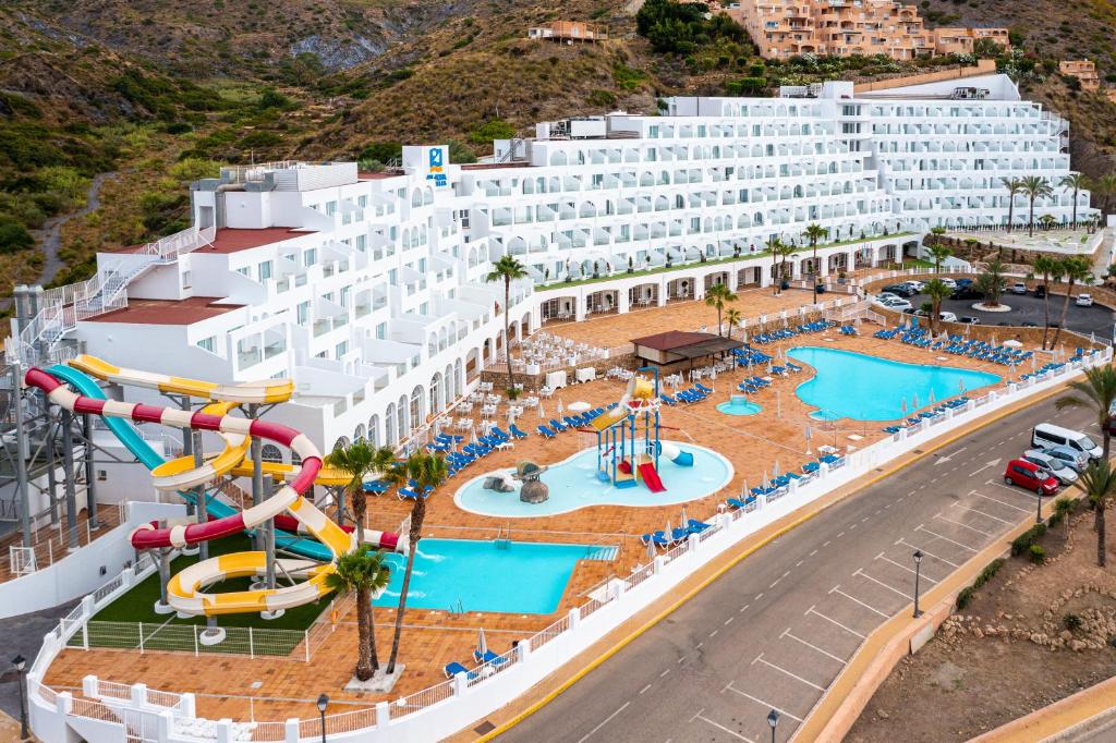 mojacar playa aquapark hotel vistas al mar primera línea de playa